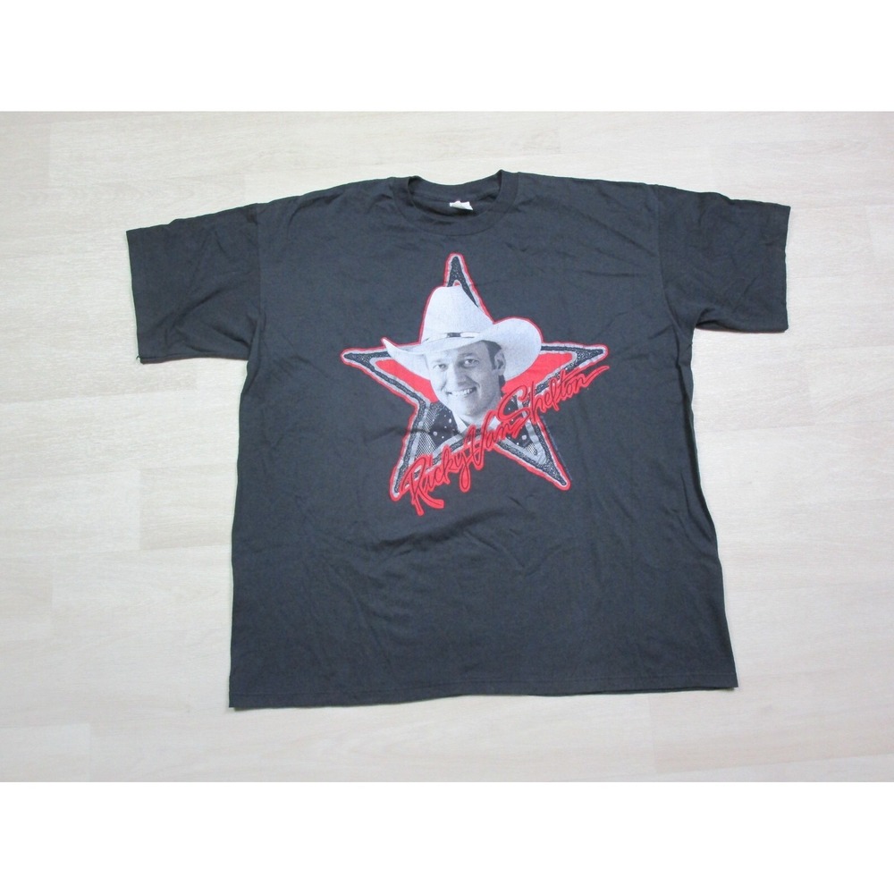 Vintage Ricky Van Shelton Band Country Singer 1990‎ T-Shirt 90s Music (XL) Star